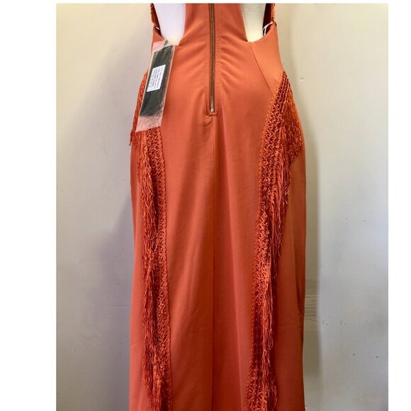 Blessed Are The Meek Primitive Fringe Midi Dress - Picture 4 of 12